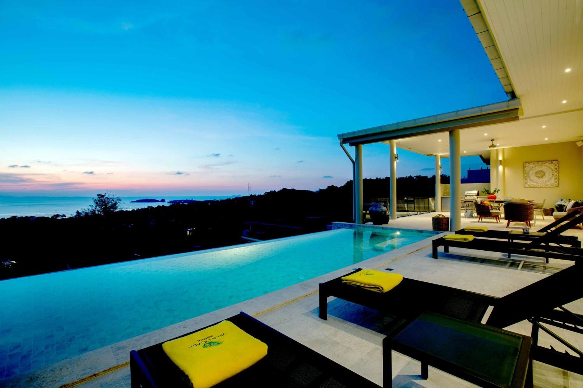 Sunset Estates - Samui Luxury Villas Choeng Mon Bagian luar foto
