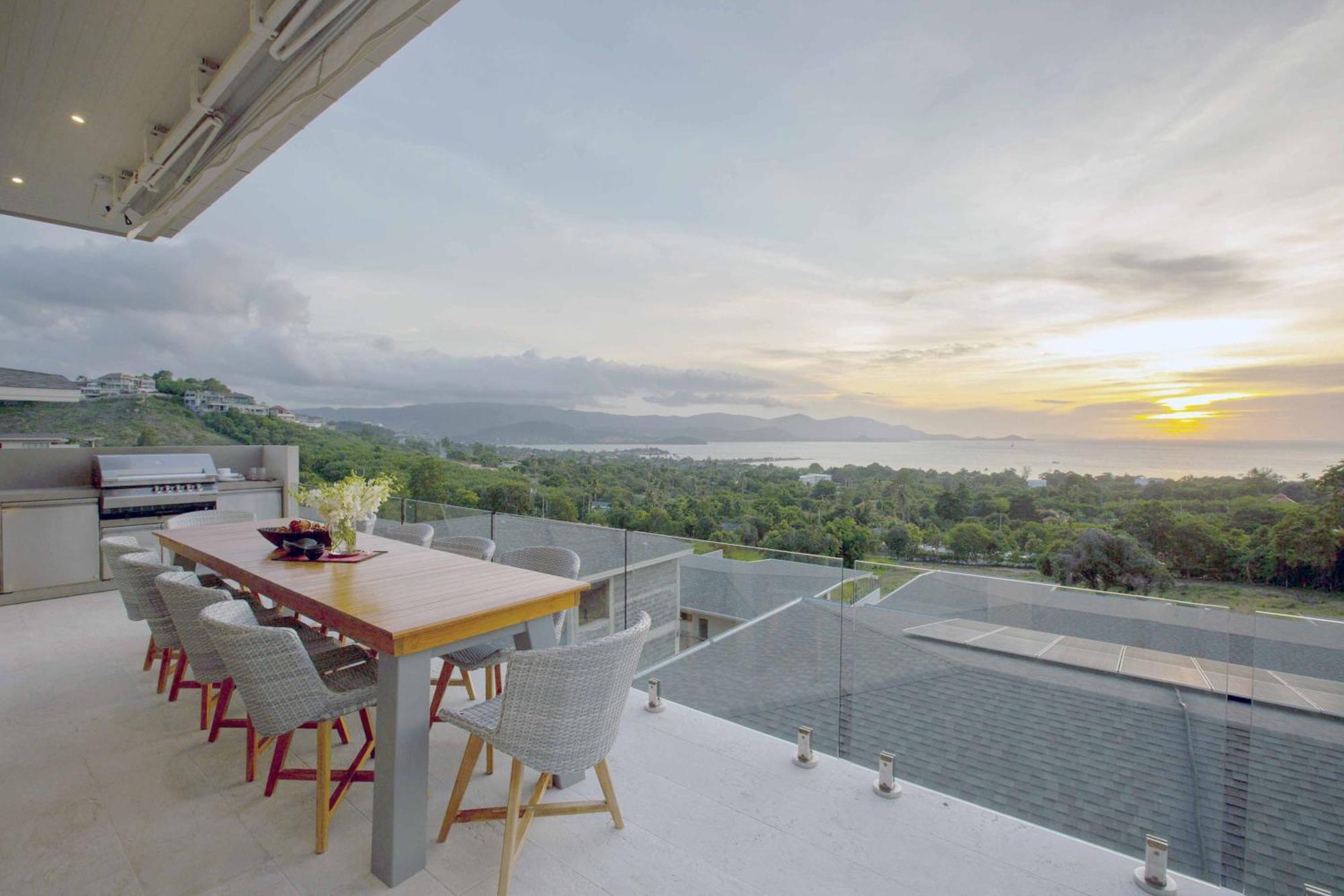 Sunset Estates - Samui Luxury Villas Choeng Mon Bagian luar foto