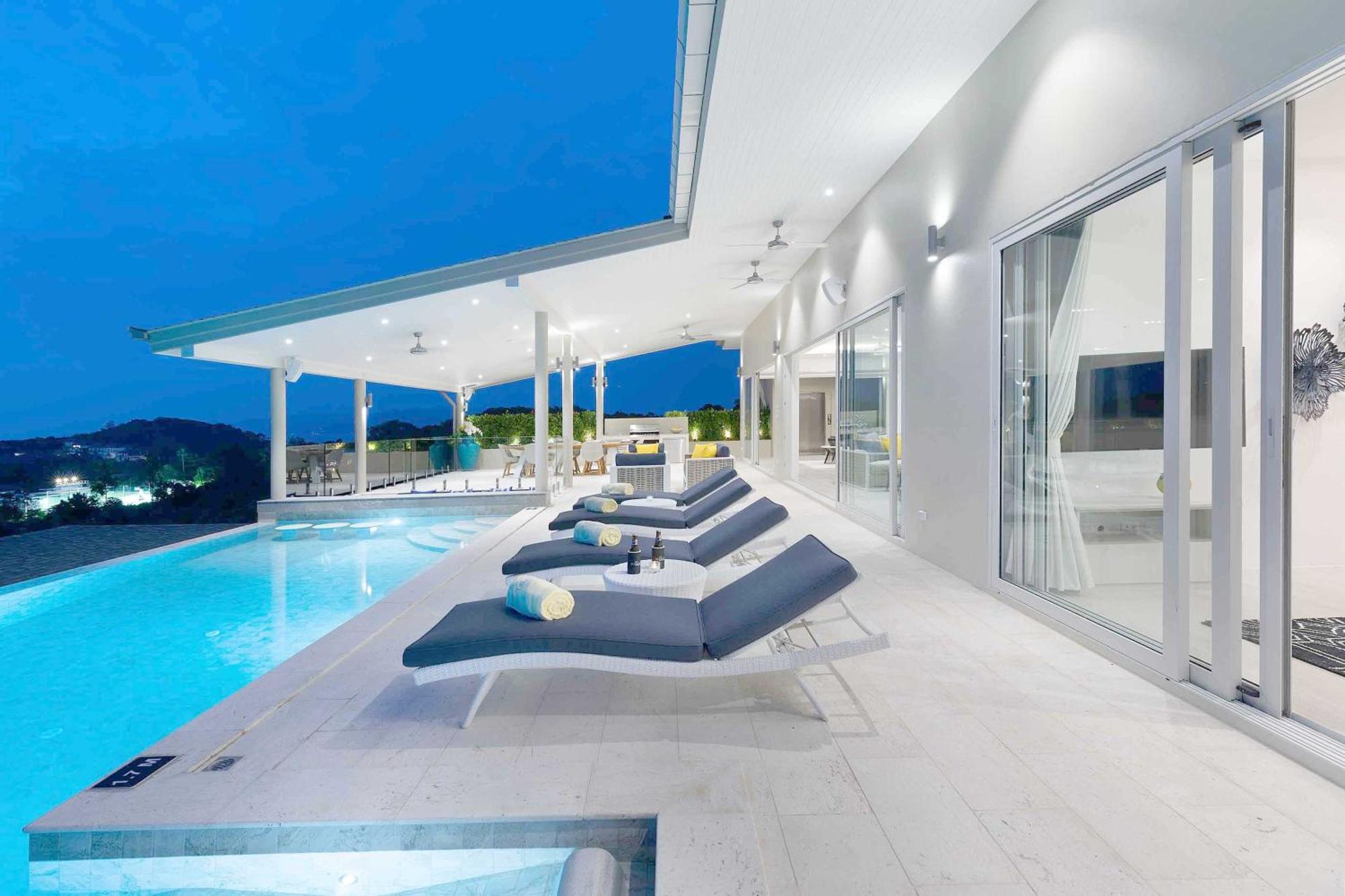 Sunset Estates - Samui Luxury Villas Choeng Mon Bagian luar foto
