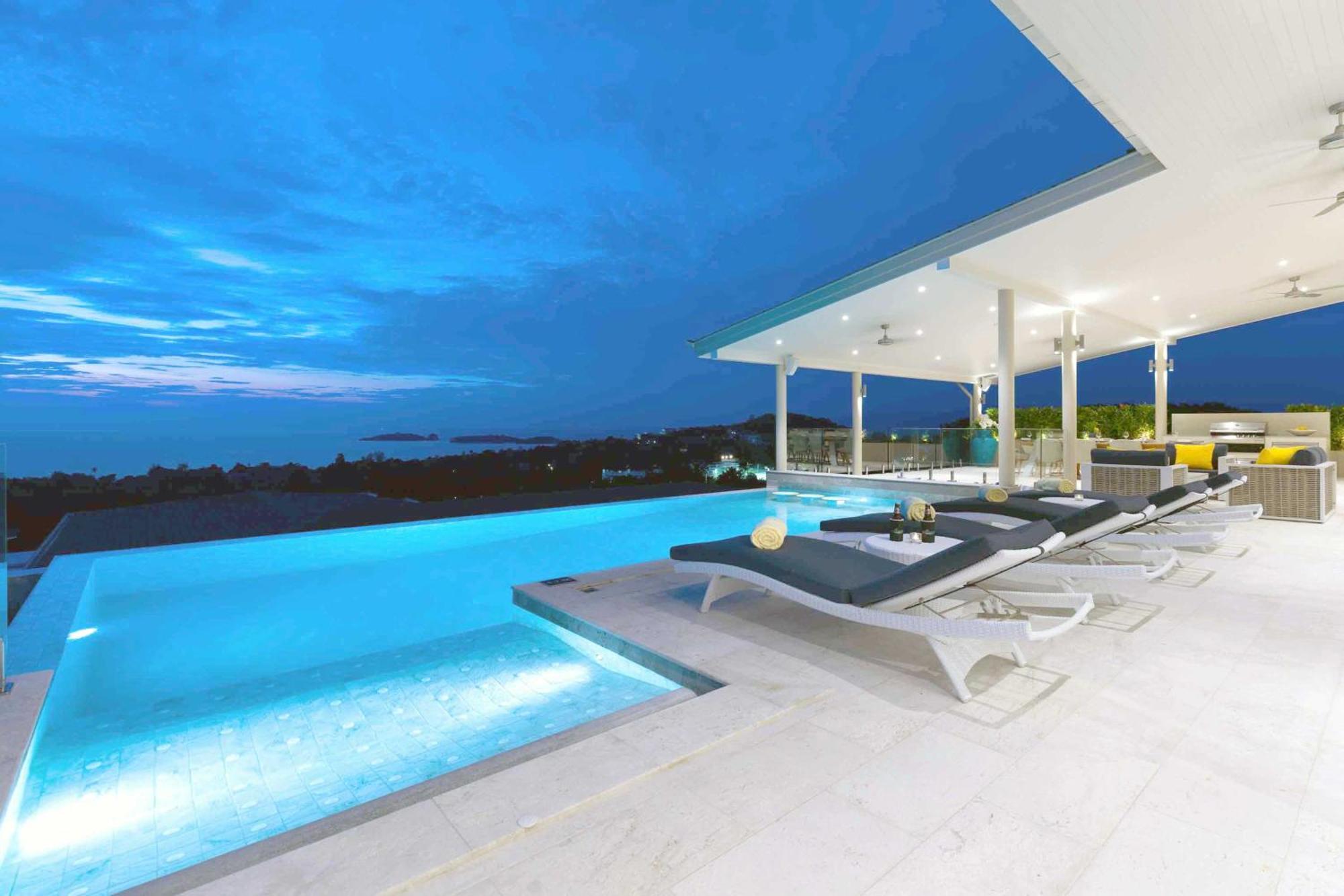 Sunset Estates - Samui Luxury Villas Choeng Mon Bagian luar foto