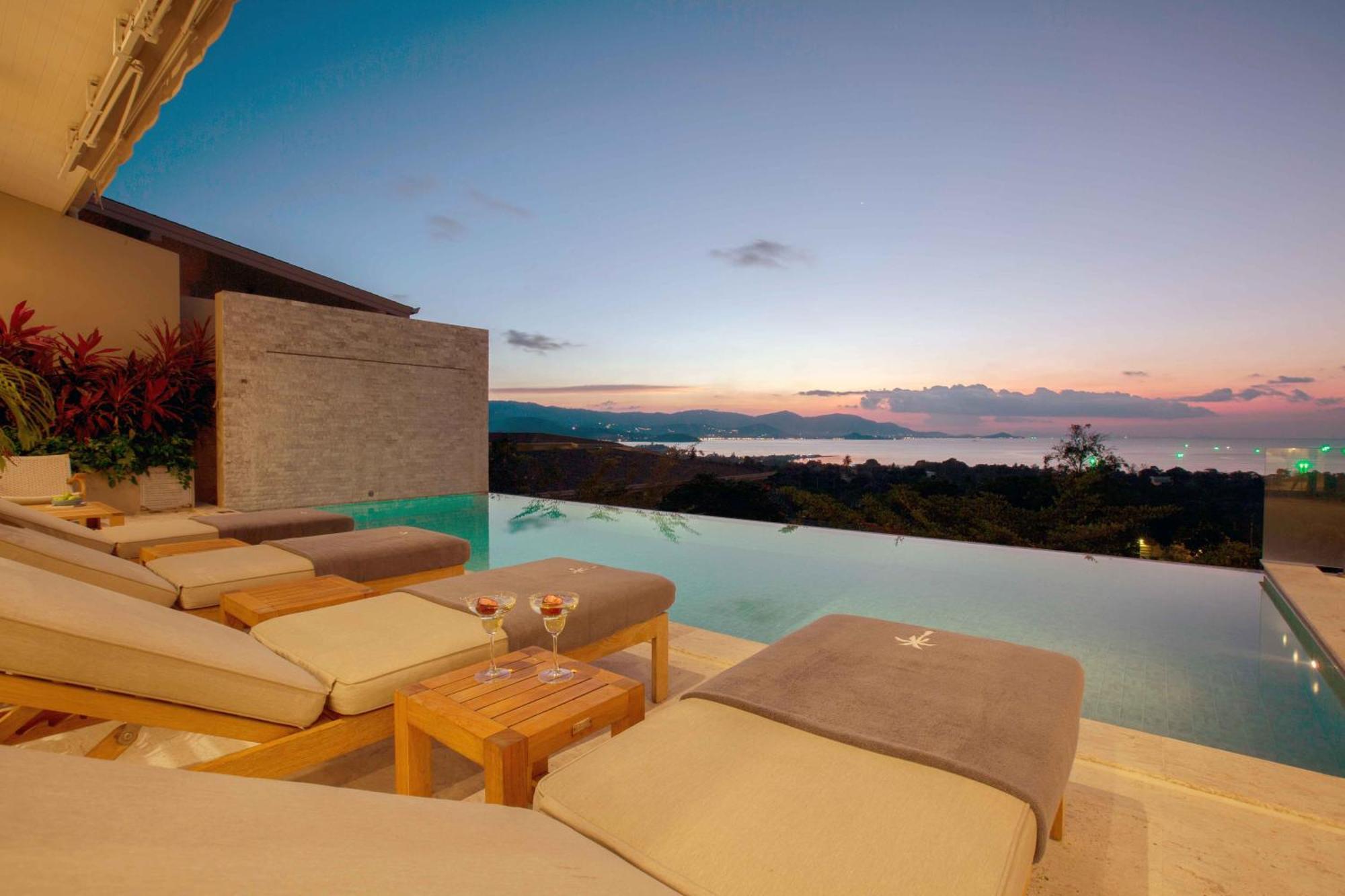 Sunset Estates - Samui Luxury Villas Choeng Mon Bagian luar foto